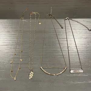 Short Dainty Necklaces